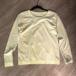 Yellow long sleeve Lululemon tee
